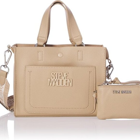 NWT Steve Madden Blivonia Mini Square Satchel in Sandstorm - Picture 1 of 4